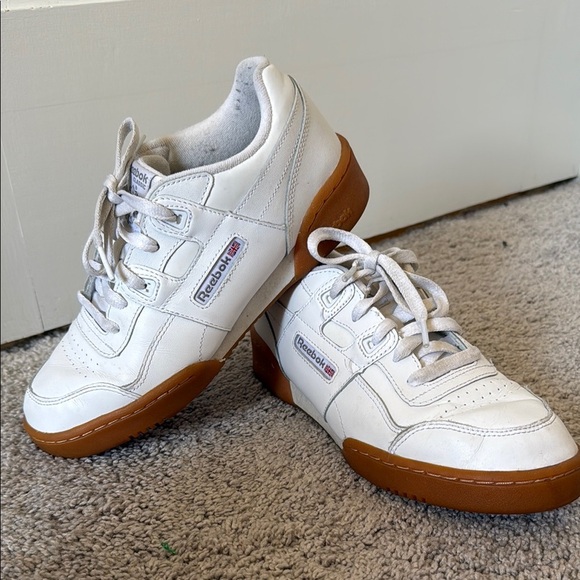 Reebok Workout Plus Sneakers in white gum - Picture 3 of 10